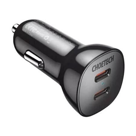 CAR CHARGER CHOETECH TC0008 40W 2X USB-C