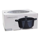 PANELA DE FERRO FUNDIDO ESMALTADO CINZA Ø28 X 12 CM