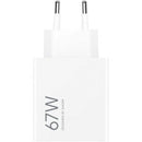 XIAOMI HYPERCHARGE CARGADOR DE PARED 67W QC3.0 - USB-A - CARGA RA