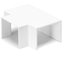 CABO PVC EM FORMA QUADRADA BRANCA 60*40MM 4PCS