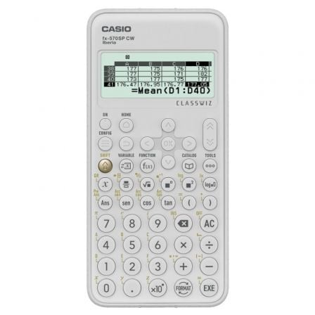 CALCULADORA CIENTÍFICA CASIO CLASSWIZ FX-570 SP CW BRANCA