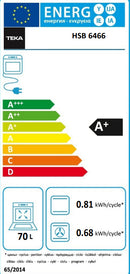 FORNO DE ENCASTRE TEKA HSB6466PSS