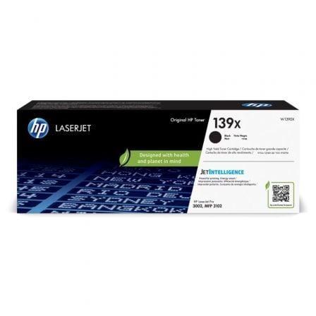 HP LaserJet Toner Original 139X, preto, de elevado rendimento