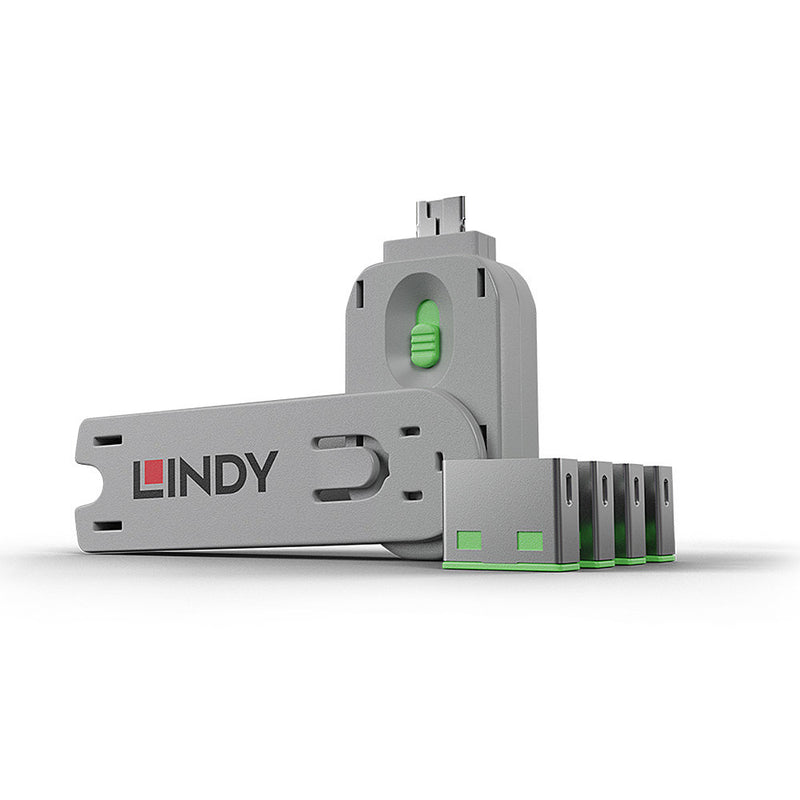 Lindy 40451 bloqueador de porta Bloqueador de portas + chave USB
