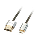 Lindy 41682 cabo HDMI 2 m HDMI Type A (Standard) HDMI Type D (Mic
