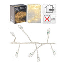 GRINALDA TIPO ESPINHO BRANCO QUENTE FIXO 100 LEDS A PILHAS IP20 1