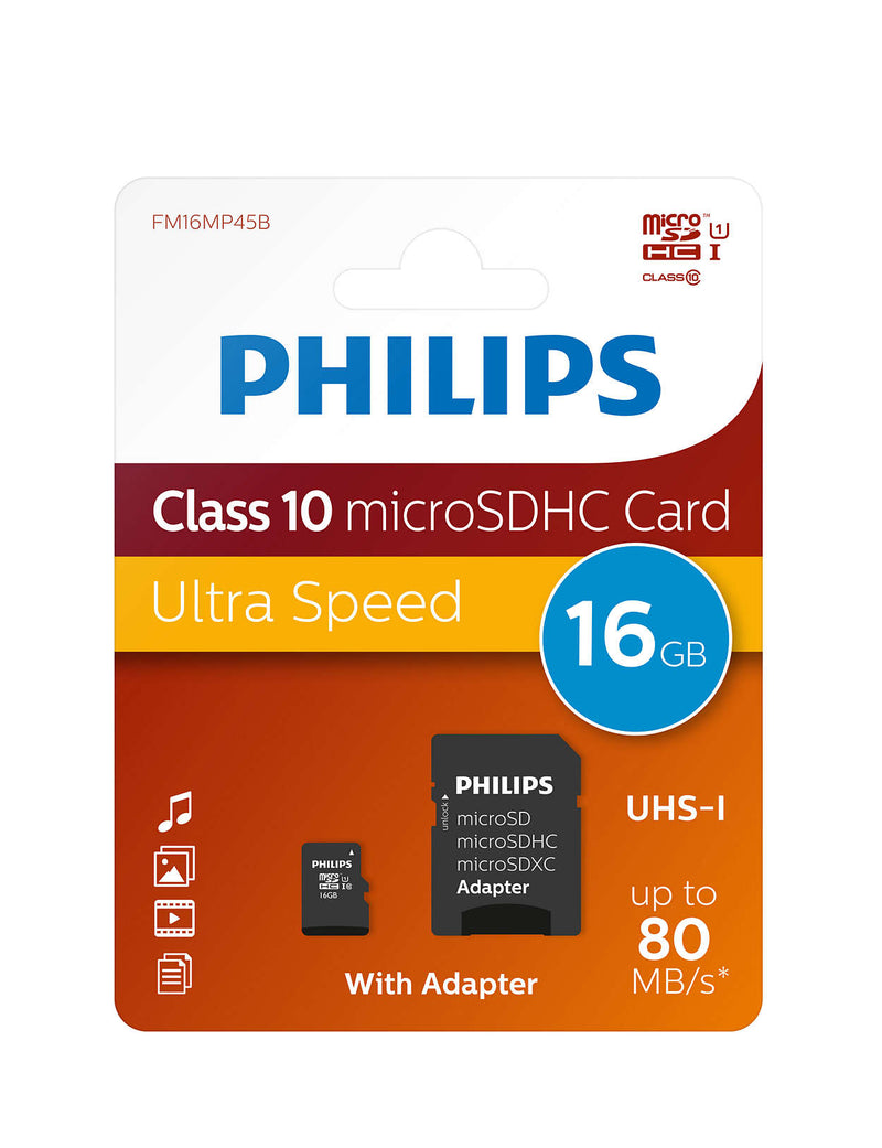 Philips Cartões Micro SD FM16MP45B/10