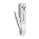 CORTA-UNHAS COM LIMA CROMADO 8CM D 3 CLAVELES