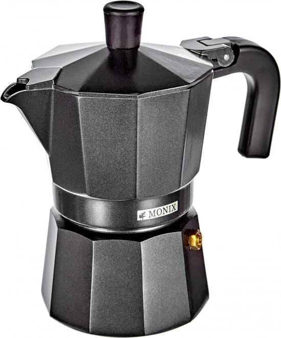 CAFETEIRA ITALIANA MONIX NOIR M640003 3 CHAVENAS PRETA