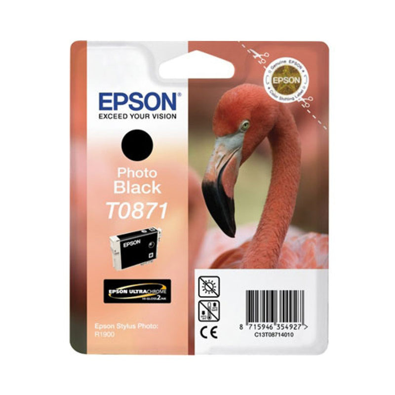 TINTEIRO EPSON PRETO STYLUS PHOTO R1900 - C13T08714010