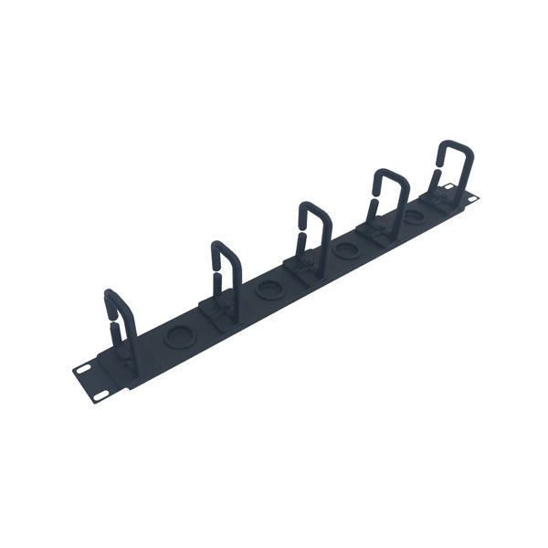 WP RACK CABLE MANAGEMENT 1U PLASTICO BLACK RAL 9005