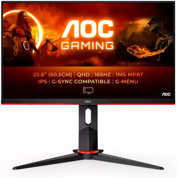 AOC G2 Q24G2A/BK monitor de ecrã 60,5 cm (23.8") 2560 x 1440 pix