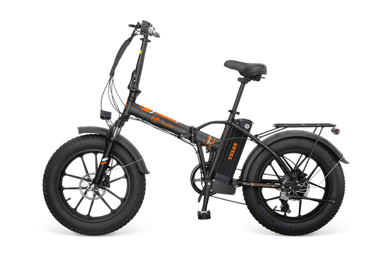 BICICLETA ELECTRICA YOUIN BK1201 TEXAS II NEG/NAR