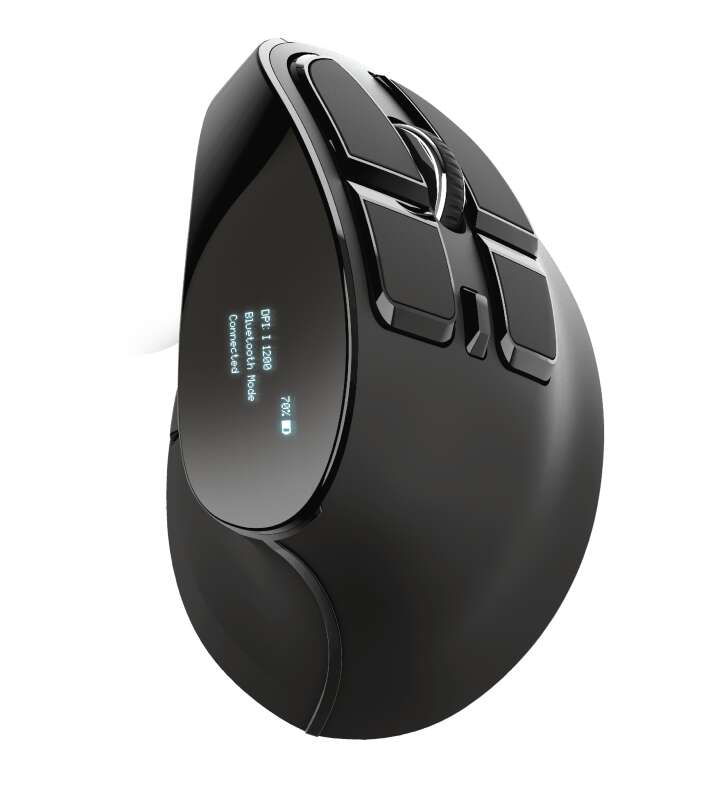 Trust Voxx rato Mão direita RF Wireless + Bluetooth Ótico 2400 DP