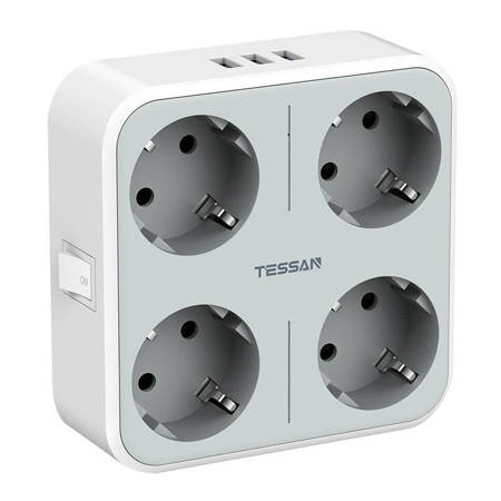 TOMADA DE PAREDE TESSAN TS-302-DE