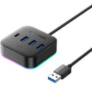 HUB USB 3.0 VENTION CHZBC 3XUSB 1XUSB TIPO-C 1XUSB TIPO-C PD