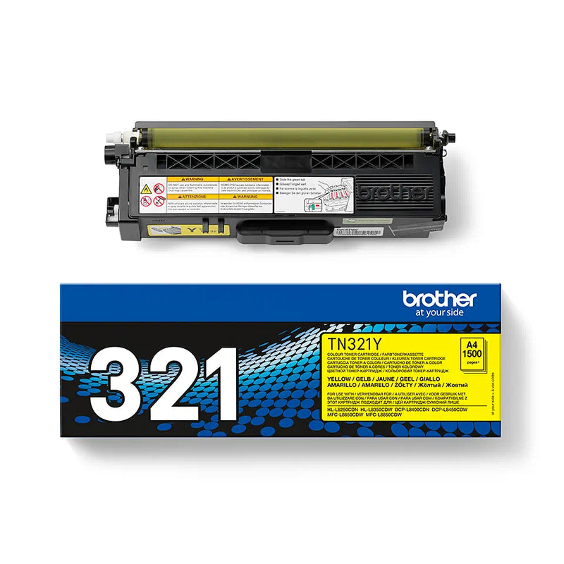 Brother TN-321Y toner 1 unidade(s) Original Amarelo