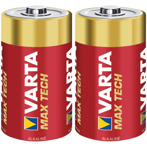 Varta MAX TECH 2x Alkaline C Bateria descartável Alcalino