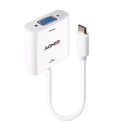Lindy 43355 adaptador de cabo de vídeo USB Type-C VGA (D-Sub) Bra
