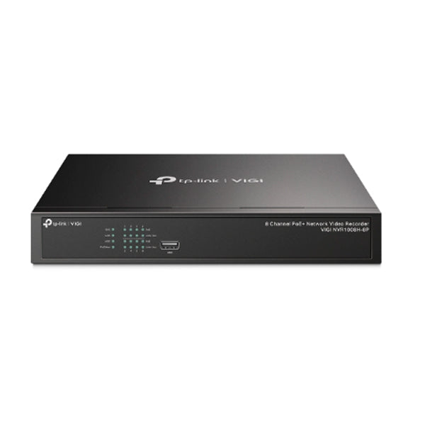 TP-Link VIGI NVR1008H-8P gravador de vídeo em rede (NVR) Preto