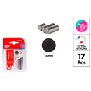 ÍMÃS DE FIXAÇÃO Ø15 MM, 17 UN, BLISTER