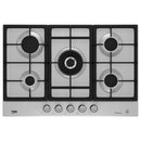BEKO PLACA 5 GAS 75CM INOX