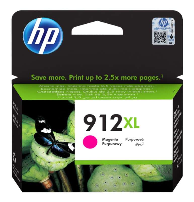 HP Tinteiro Original 912XL Magenta de elevado rendimento