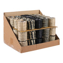 CESTO MODELO ALEXIS PRETO-BEGE Ø7X7XM. MATERIAL VIME CORES / MODE