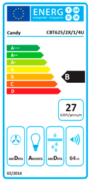 EXAUSTOR CANDY CBT6252X14U( 332 M3HORA - 2  - B  )