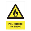 SINAL PERIGO ´´PELIGRO DE INCENDIO´´ (PVC 0.7MM) 30X40CM NORMAL