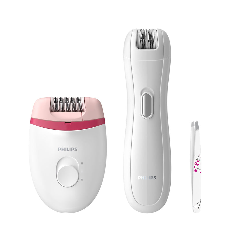 Philips Satinelle Essential Depiladora compacta com cabo com mini