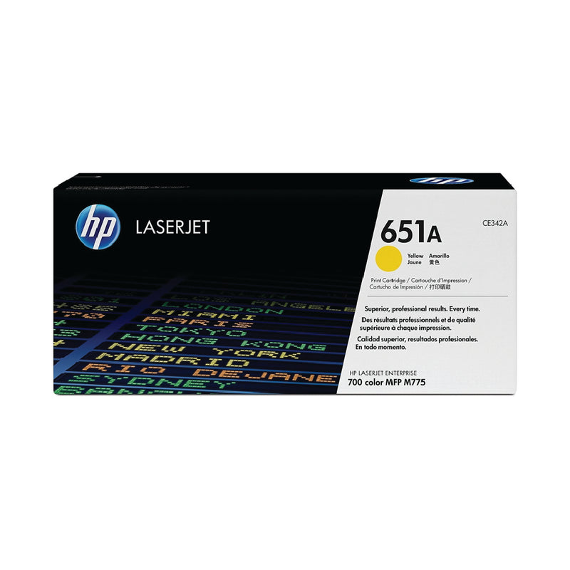 HP 651A YELLOW LASERJET TONER CARTRIDGE