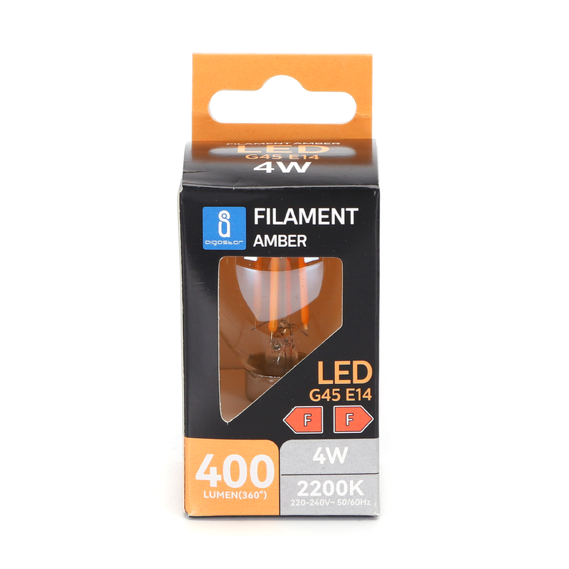 LED E14 G45 4W. LUZ QUENTE