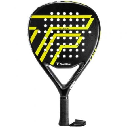 PALA DE PÁDEL TECNIFIBRE WALL BREAKER 360 AMARILLA Y NEGRA