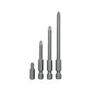 JOGO 10 PONTAS POZIDRIV PZ 2X25MM 1/4´´ AÇO BPZ225 MOTA