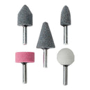 CABEÇAS DE REBOLO MINI, HASTE Ø6 MM, JOGO 5 PEÇAS
