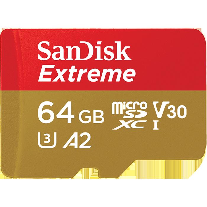 TARJ. MEM. MICRO SANDISK SD SDXC EXTREME 64GB 170M