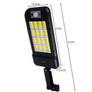 CANDEEIRO SOLAR DE EXTERIOR 240 LEDS COM SENSOR DE MOVIMENTO