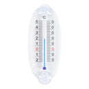 TERMÓMETRO DE JANELA, TRANSPARENTE COM VENTOSA, 15 CM