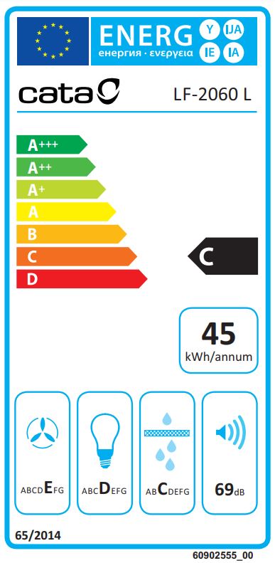 CATA EXAUSTOR TRADICIONAL 60CM 3VELOC MAX 195M3/H BRANCO C