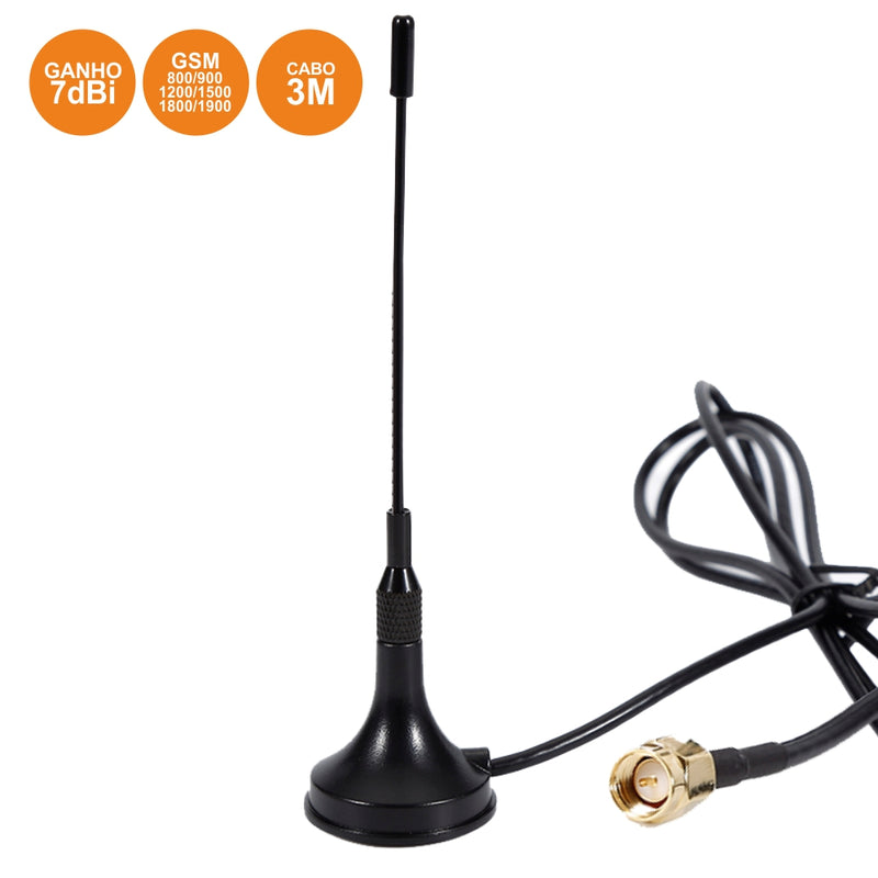 ANTENA AMPLIFICADA 7DBI P GSM 9001800MHZ