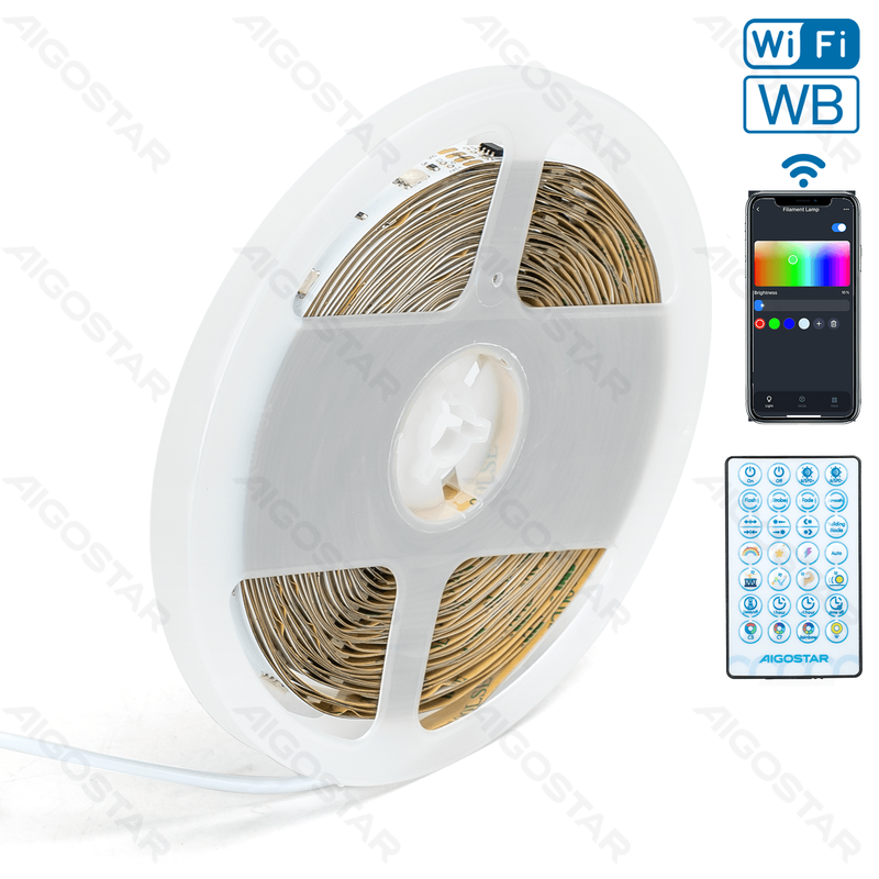 FITA DE LUZ DE BAIXA TENSÃO INTELIGENTE WB RGBIC 1*5M 24W IP20