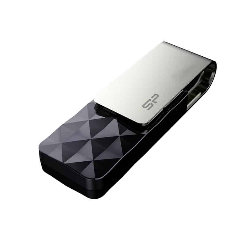 PEN DRIVE SILICON POWER BLAZE B30 128GB USB 3.1 GEN1 PRETA