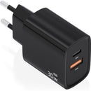 CARGADOR DE PARED GAN AISENS A110-0953 1XUSB TIPO-C 1XUSB 30W NEG