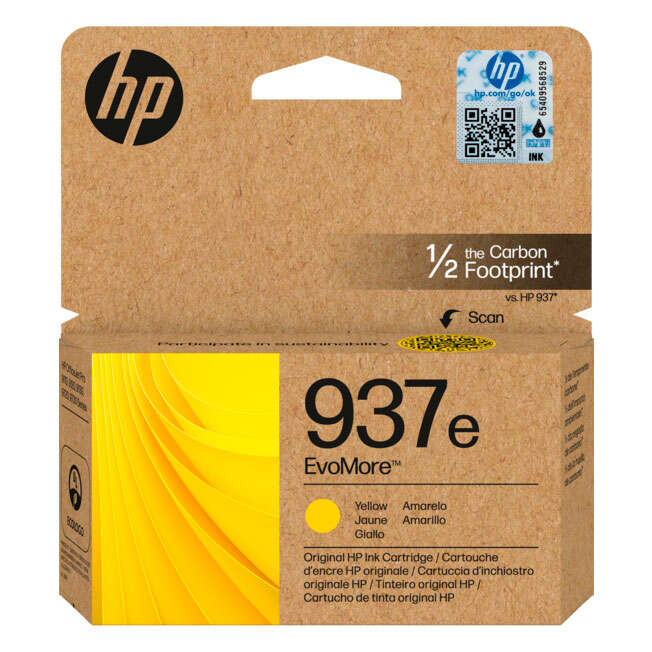 HP Tinteiro EvoMore 937e Original Amarelo