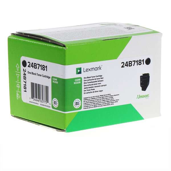 TONER ORIGINAL LEXMARK 24B7157 PRETO