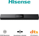 SOUND BAR HISENSE HS2000( 2.1  - 240 W - HDMI - BLUETOOTH - ÓTICA