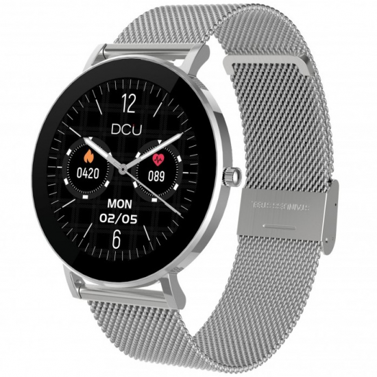 SMARTWATCH DCU BOULEVARD PLATEADO