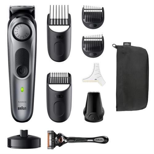 Braun BeardTrimmer 7 BT7420 Bateria 40 2 cm Preto, Cinzento