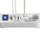 EXTENSOR 3 SAÍDAS +1 INTERRUPTOR DUOVERSAL PLUS